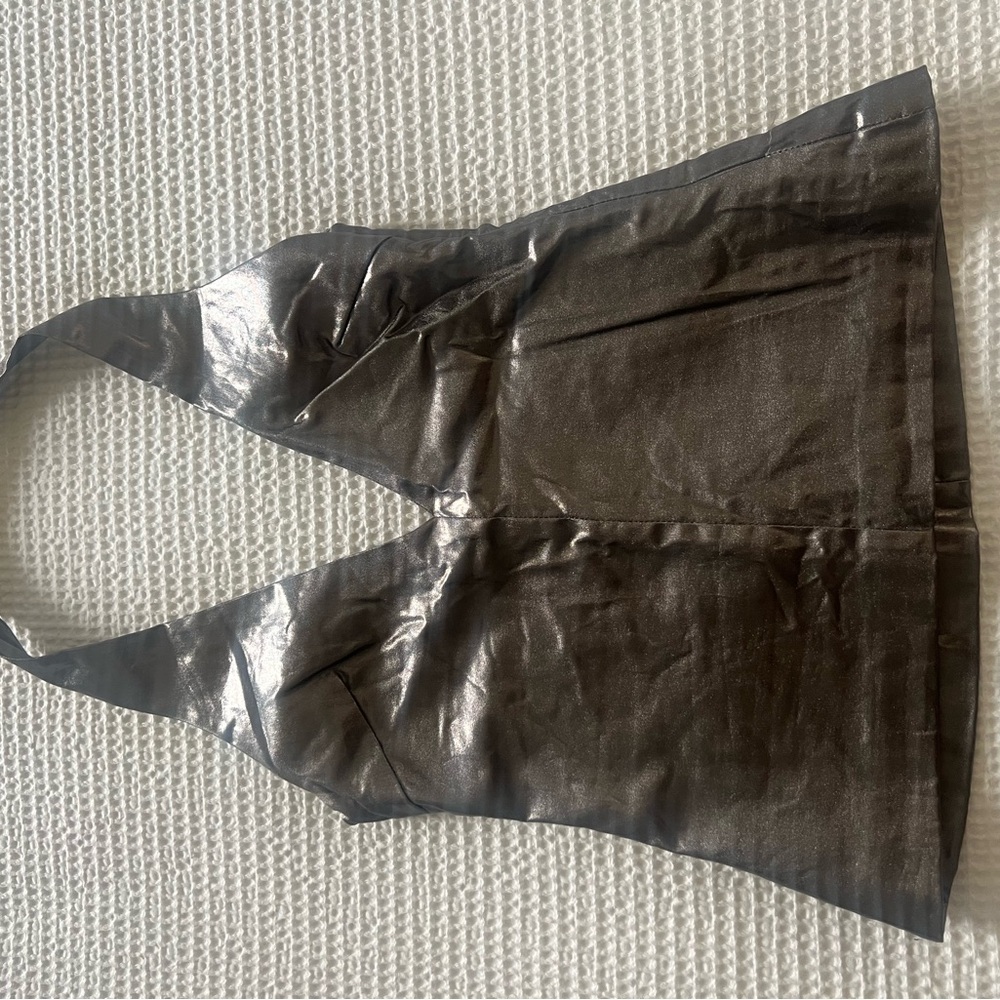 Metallic Halter Top
